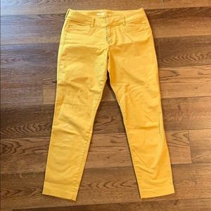 Old Navy mustard yellow Pixie pant